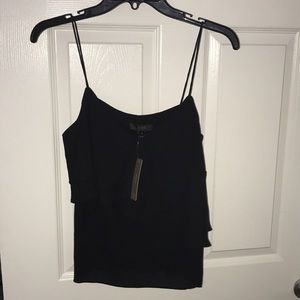 Drapey ruffle tank